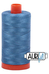 Aurifil Mako 50wt Cotton 1300 m 1422 yd. spool - 4140 Wedgewood